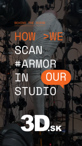 How we scan armor in our 3D scanning studio
